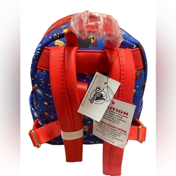 Loungefly NWT Disney Parks The Incredibles Backpack Absolutely Beautiful Purse! main image 9